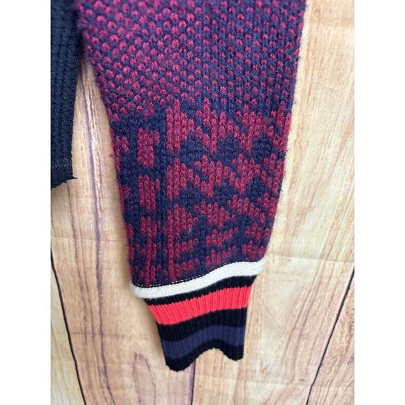 Free People We the Free Waffle Knit Sweater Fitted Women's Size Med - Picture 3 of 7